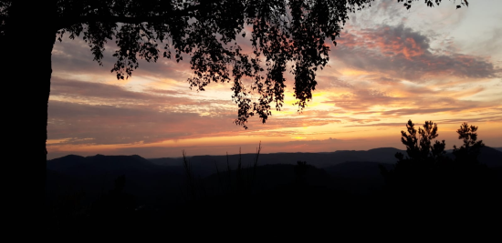 Wanderung Sonnenuntergang an der Hirtzeck-Aussicht, 
05. September 2021